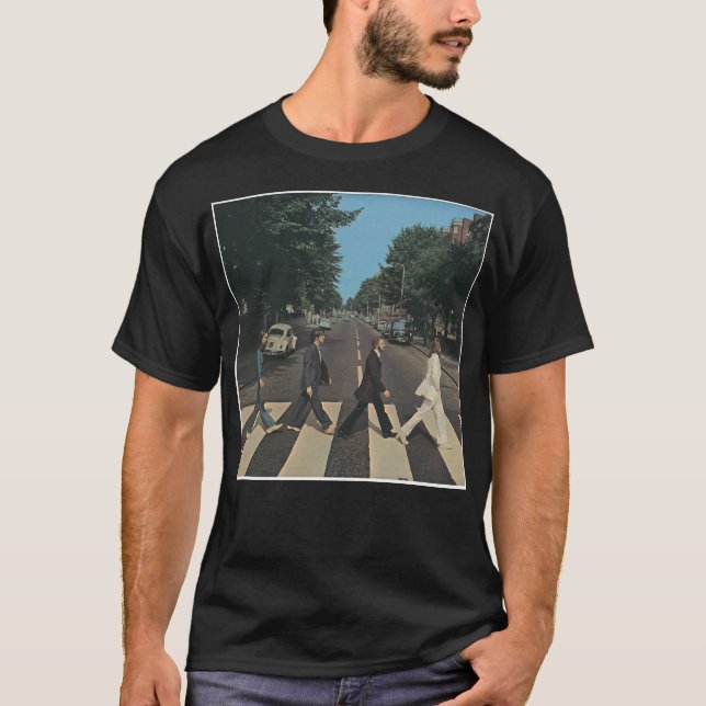 T-shirt Abbey Road by The Beetles couvre Clic (Devant)
