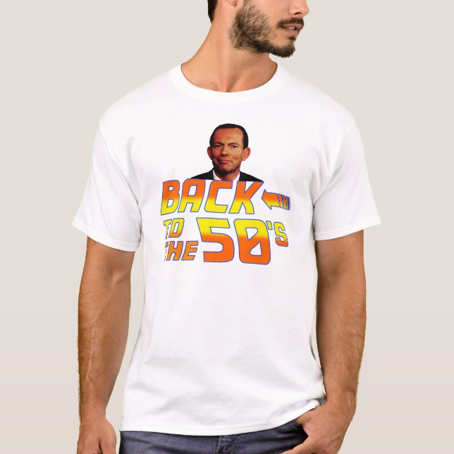 T-shirt Abbott- de nouveau aux années 50 (Devant)