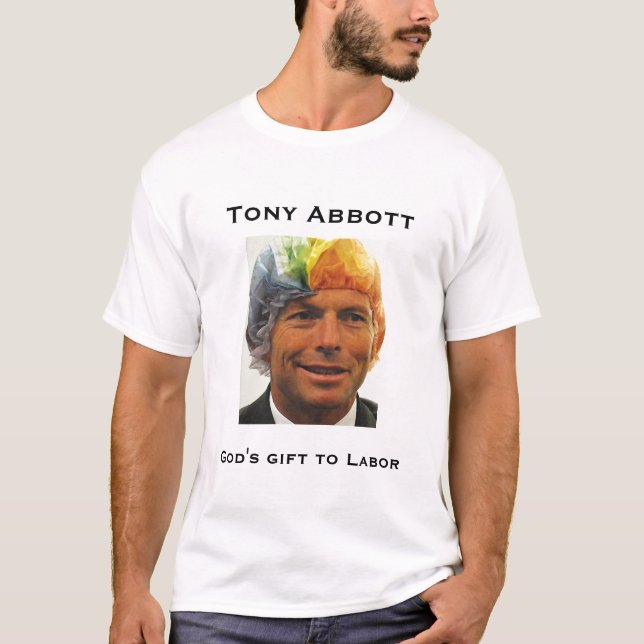 T-shirt Abbott élégant, le cadeau de Dieu à travailler (Devant)