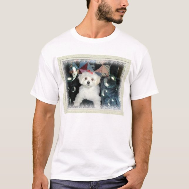 T-shirt Abby avec des bulles (Devant)
