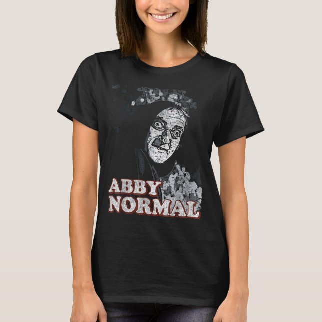 T-shirt Abby Normal Brain Funny Halloween  (Devant)