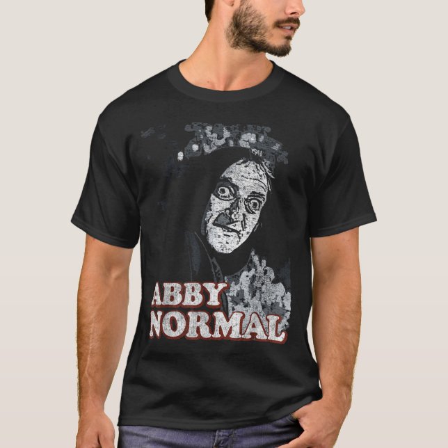 T-shirt Abby Normal Brain Funny Halloween  (Devant)