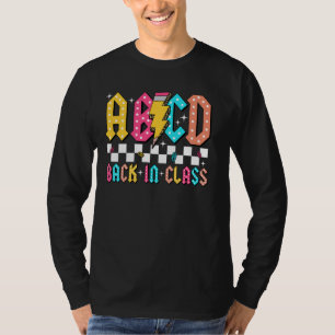T-shirt ABCD Black dans la classe Enseignant étudiant prem