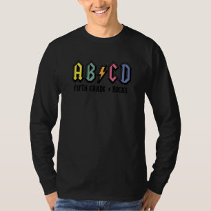 T-shirt ABCD Cinquième année déchire