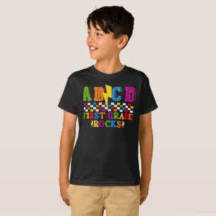 T-shirt abcd première année rock retour à l'école