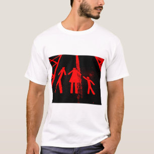 T-shirt Abduction de terrain de stationnement en rouge et 