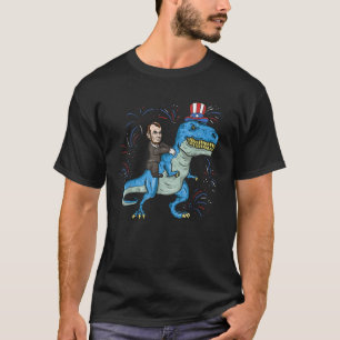 T-shirt Abe Lincoln A Dinosaur T Rex 4 juillet Bo