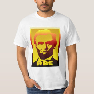T-shirt Abe Lincoln - Pop Art Abe Lincoln Portrait - T-shi