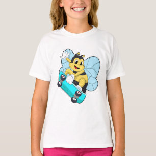 T-shirt Abee comme patineur avec skateboard
