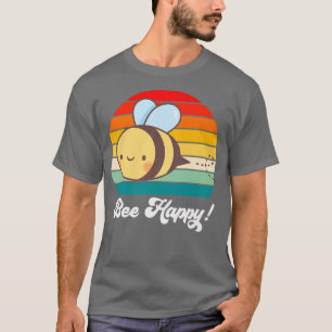 T-shirt Abee Kind Happy Funny Cartoon Novelty pour les fem