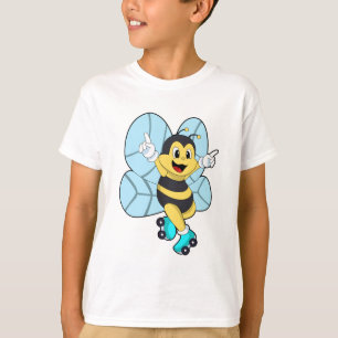T-shirt Abeille à roulettes