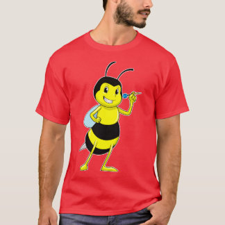 T-shirt Abeille aux fléchettes avec tarte