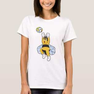 T-shirt Abeille aux sports de volley-ball
