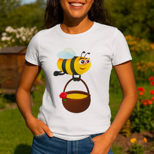 T-shirt Abeille avec des femmes miel