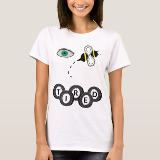 T-shirt Abeille d'oeil fatiguée