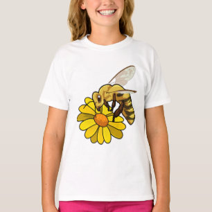 T-shirt Abeille en fleurs