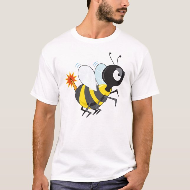 T-shirt Abeille fâchée (Devant)