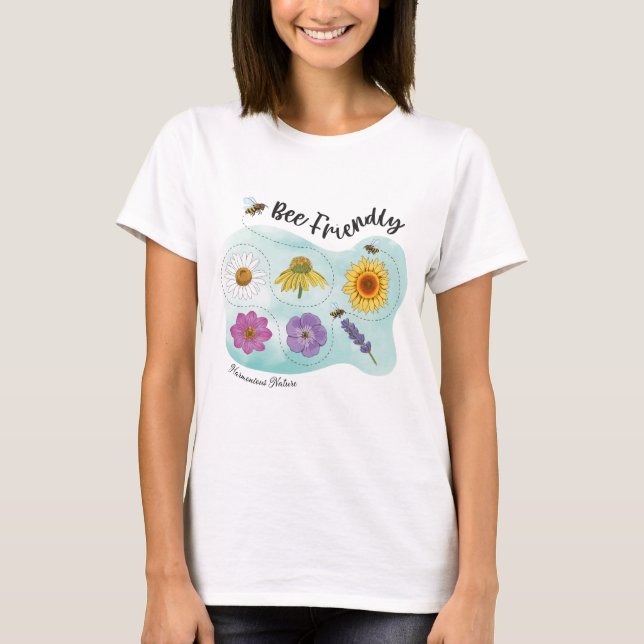 T-shirt Abeille - Harmonieux Nature (Devant)