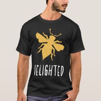 T-shirt Abeille Jaune Ravi Motivationnel Soyez Ravi 1