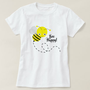 T-shirt Abeille Jaune, Soyez Heureux De Dire