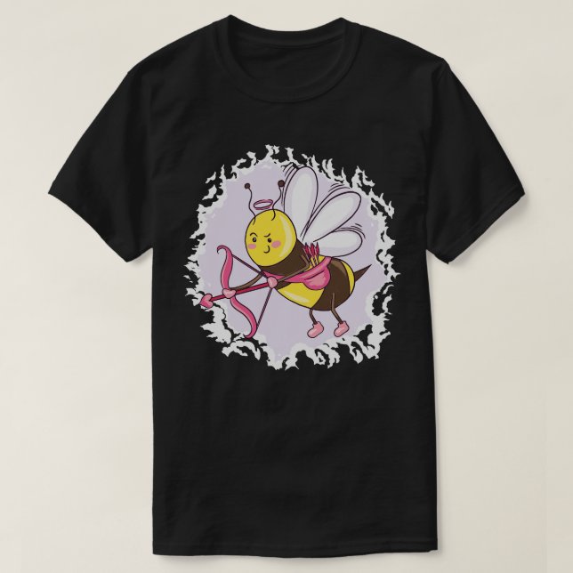 T-shirt Abeille mignonne (Design devant)