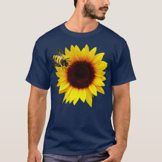 T-shirt Abeille Sur Un Tournesol 89