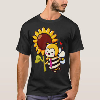 T-shirt Abeille sur un tournesol 92