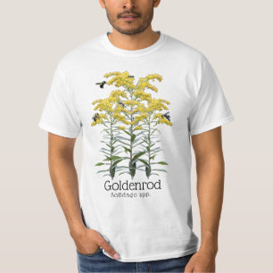 T-shirt Abeilles et déchets de Goldenrod Solidago