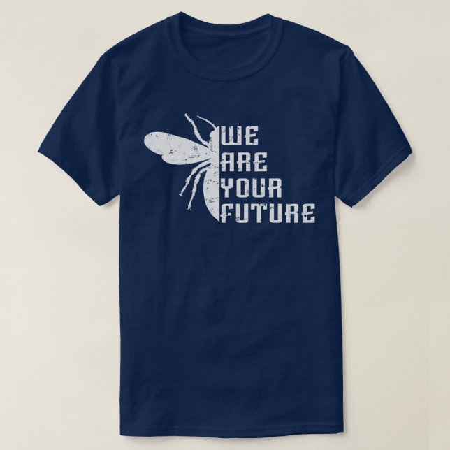T-shirt Abeilles Nous sommes l'avenir (Design devant)