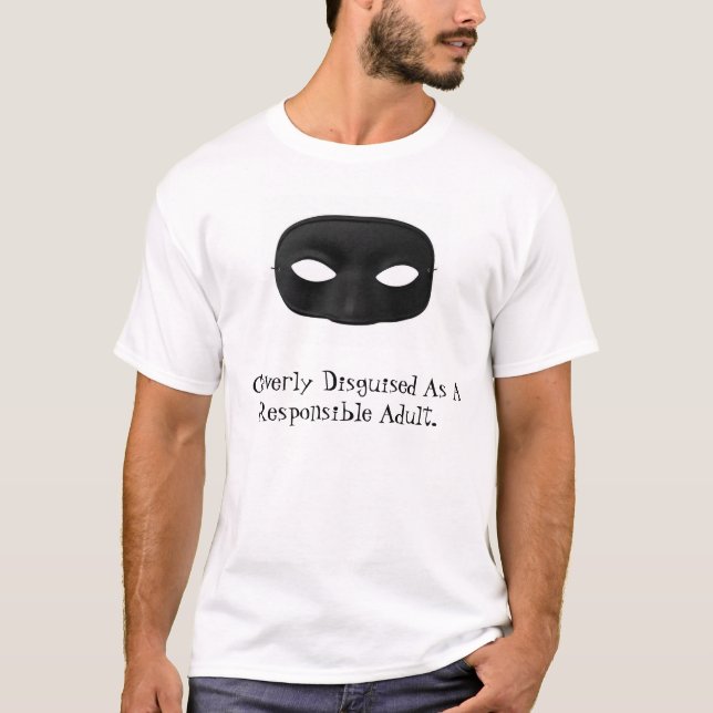 T-shirt Abilement déguisé comme recherche d'A… (Devant)