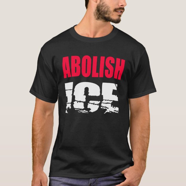 T-shirt Abolish ICE (Devant)