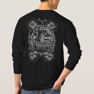 T-shirt Abolish Nuclear Armes foncé à manches longues T-sh