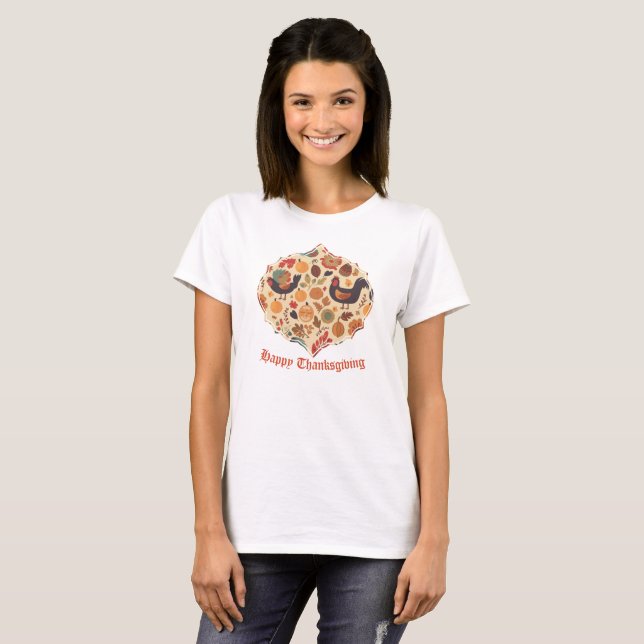 T-shirt Abondance d'automne (Devant entier)