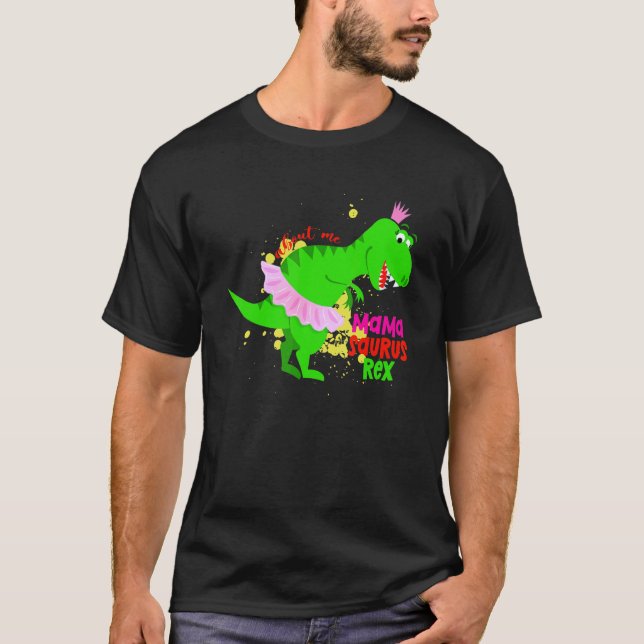 T-shirt About Me MAMA SAURUS REX (Devant)