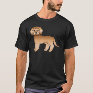 T-shirt Abpricot Mini Goldendoodle Cute Cartoon