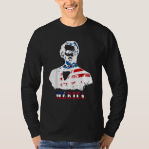 T-shirt Abraham Lincoln 4 juillet Drapeau américain 1