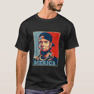 T-shirt Abraham Lincoln 4 juillet Merica Hommes Femmes Amé