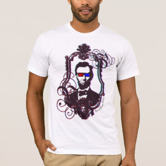 T-shirt Abraham Lincoln en verres 3D