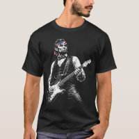 Abraham Lincoln jouant de la guitare