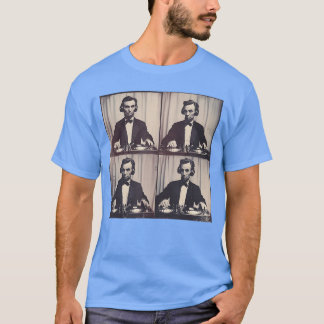 T-shirt Abraham Lincoln onurntables DJ Abe Lincoln Patriot