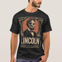 Abraham Lincoln Président Vintage Portrait Design