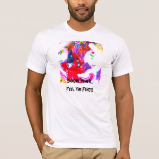 T-shirt Abrégé sur chinois de danse visage de dragon