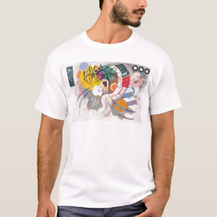 T-shirt Abrégé sur dominant la courbe de Kandinsky