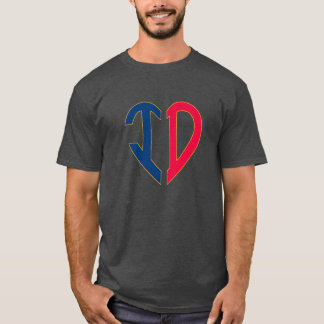 T-shirt Abréviation de l'État Idaho
