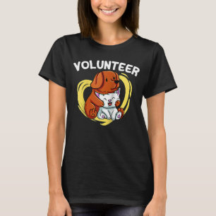 T-shirt Abri de bénévolat sauveteur d'animaux