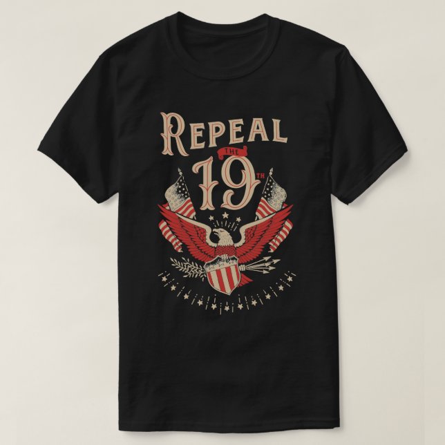 T-shirt Abroger le 19e amendement (Design devant)