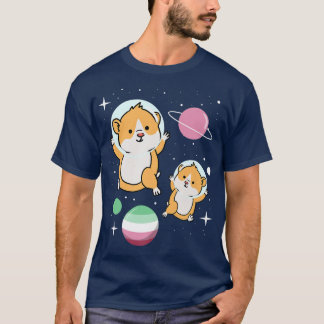 T-shirt Abroseuse de l'astronaute Hamster