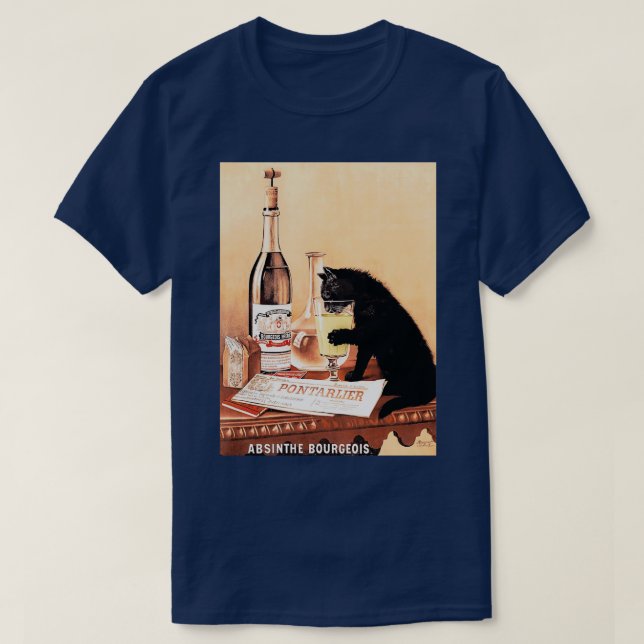 T-shirt Absinthe Bourgeois (Design devant)