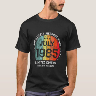 T-shirt Absolument Génial Depuis Juillet 1985 Naissance Ho