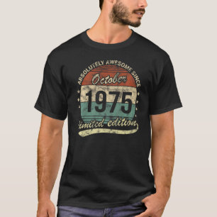 T-shirt Absolument Génial Depuis Octobre 1975 Homme Femme